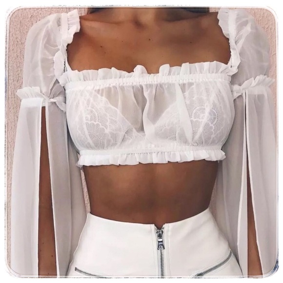 ✰..♡ pretty elegant flowing slit sleeves love - Picture 2 of 7